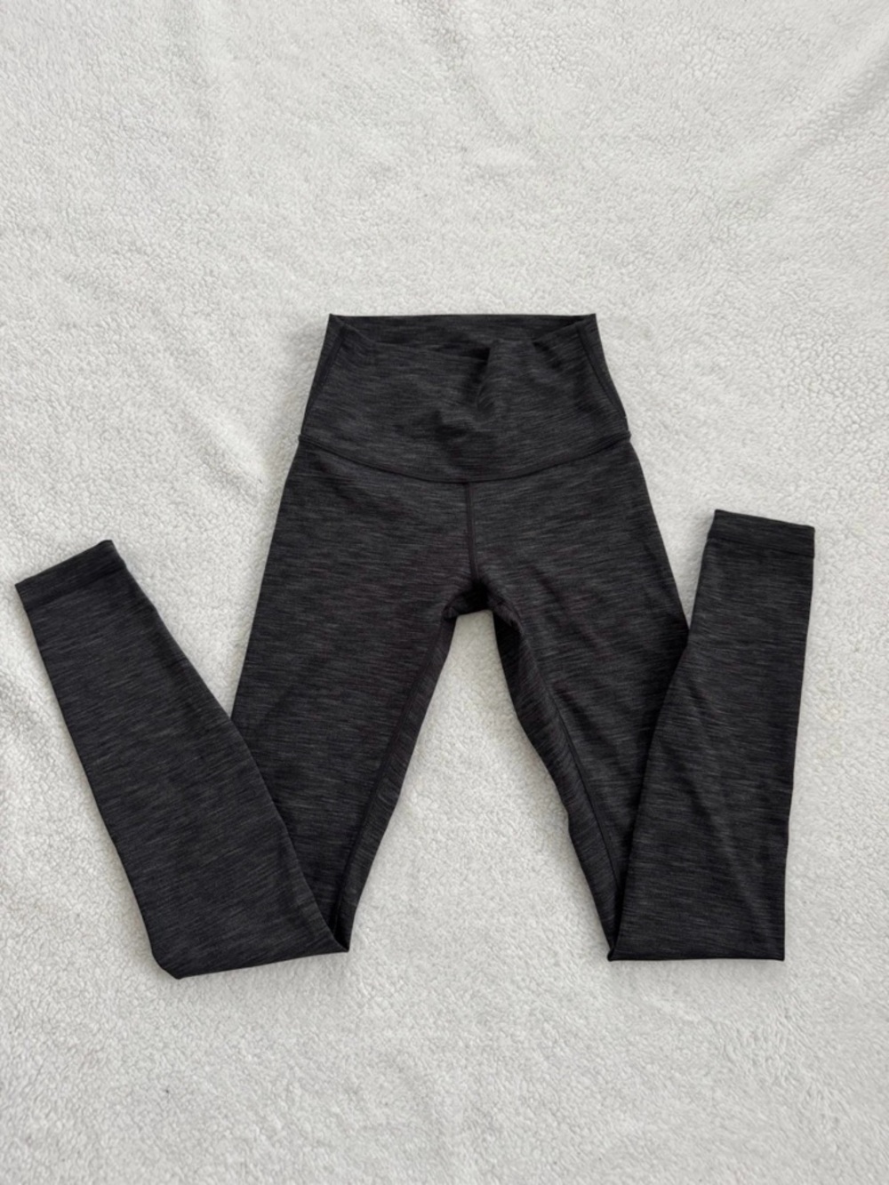 Lululemon Align High-Rise Pant 25" - Heathered Black / Space Dye - Size 2